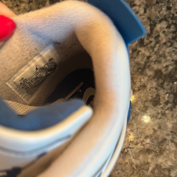 Air Jordan retro 4 Military blue Sneakers Womens 7 or 4.5 Youth EUC - Picture 13 of 17